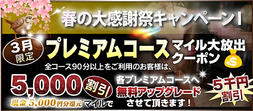 【３月限定】プレミアム★マイルクーポン